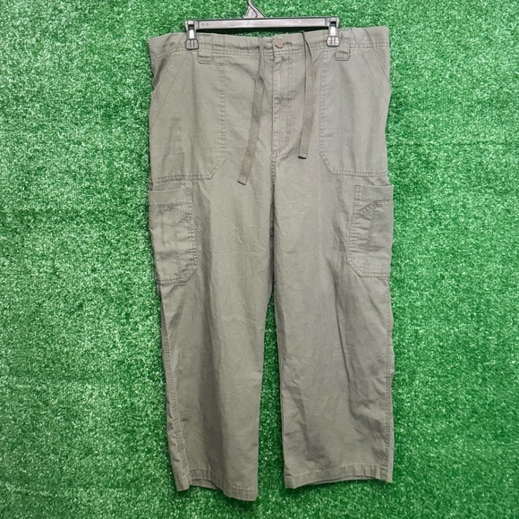 Carhartt Green Cargo Pants Relaxed Fit - Picture 1 of 6
